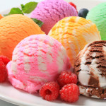 Assorted ice cream